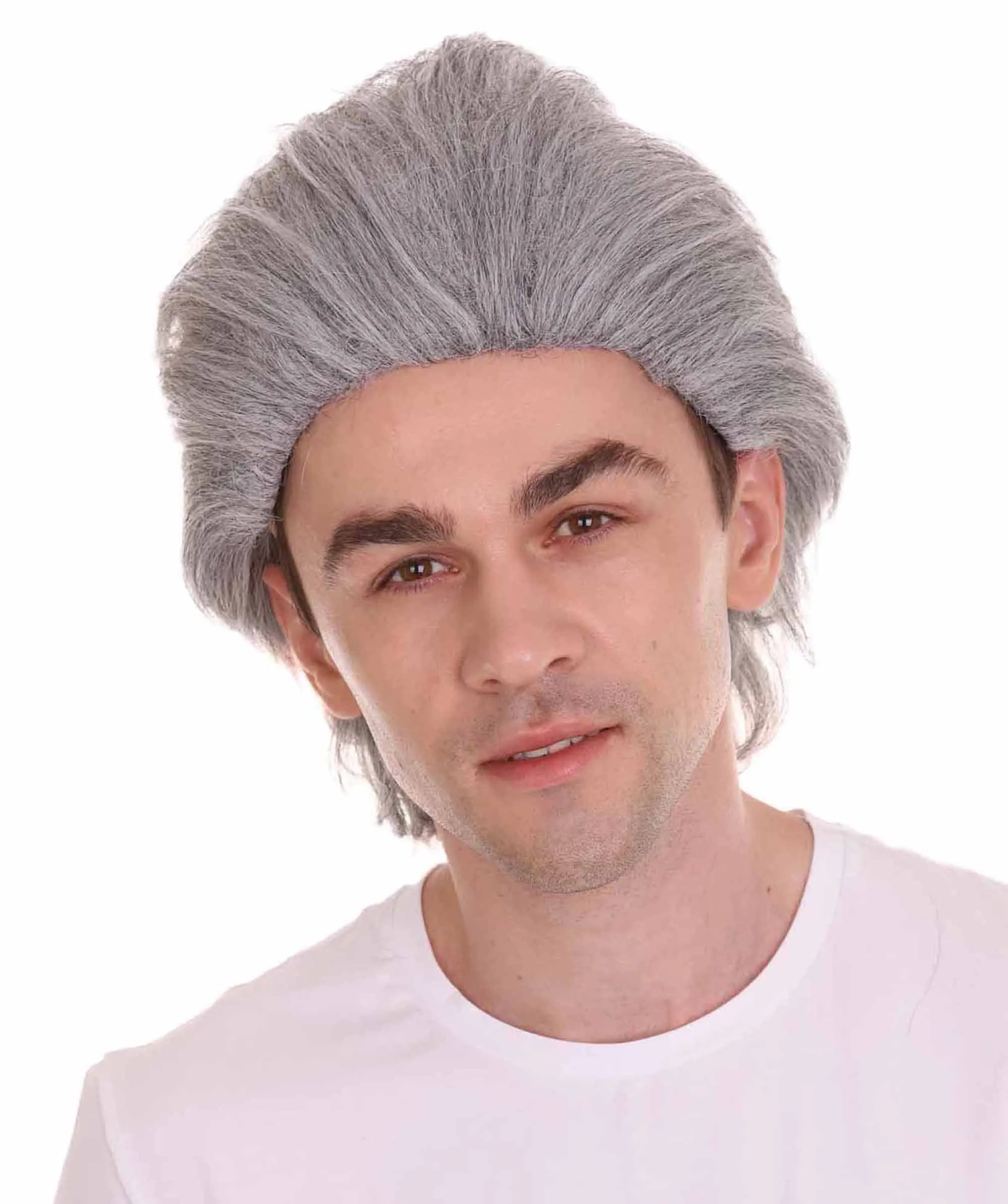 Old-Men Wig | Grey Party Wigs | Premium Breathable Capless Cap