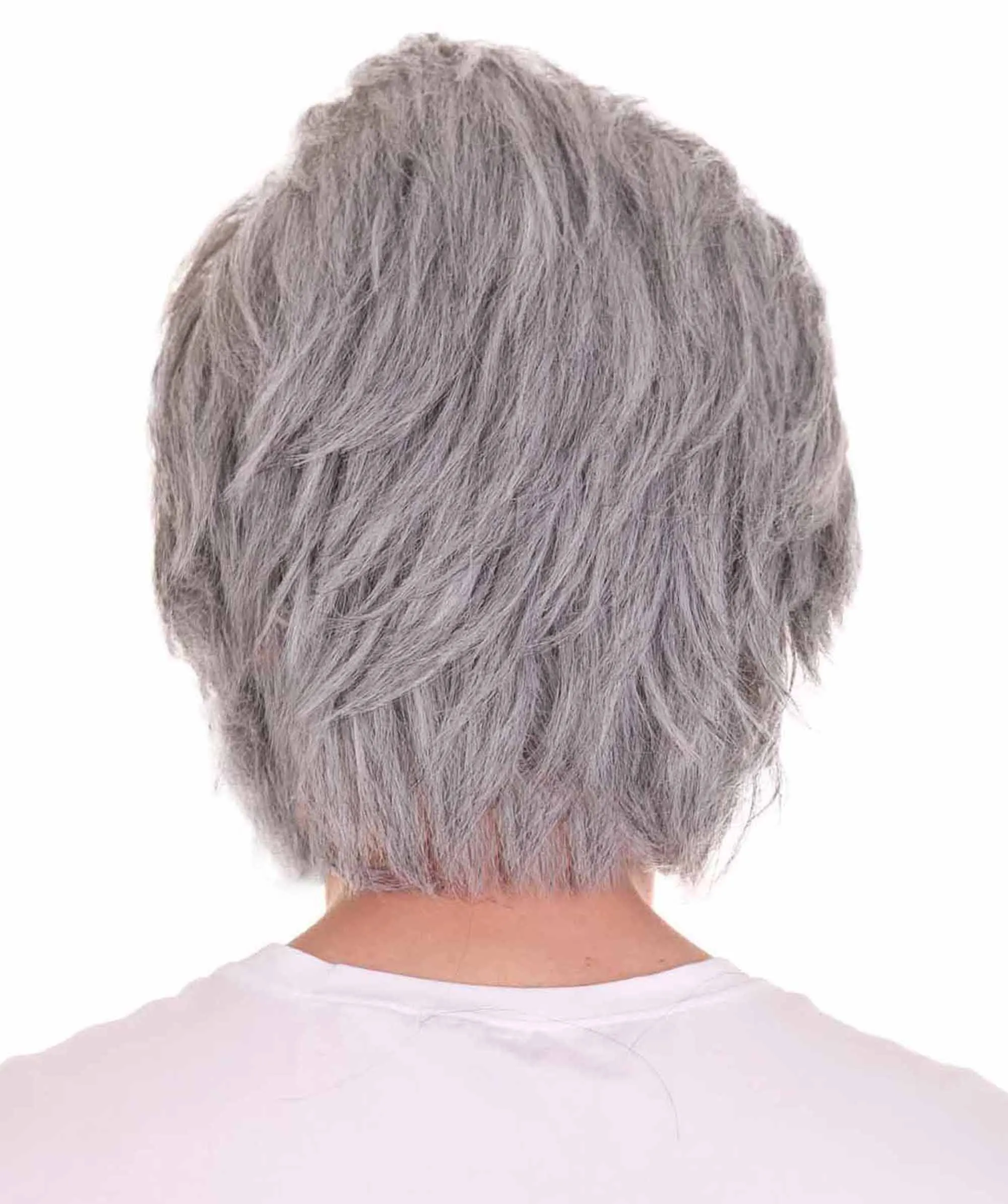 Old-Men Wig | Grey Party Wigs | Premium Breathable Capless Cap