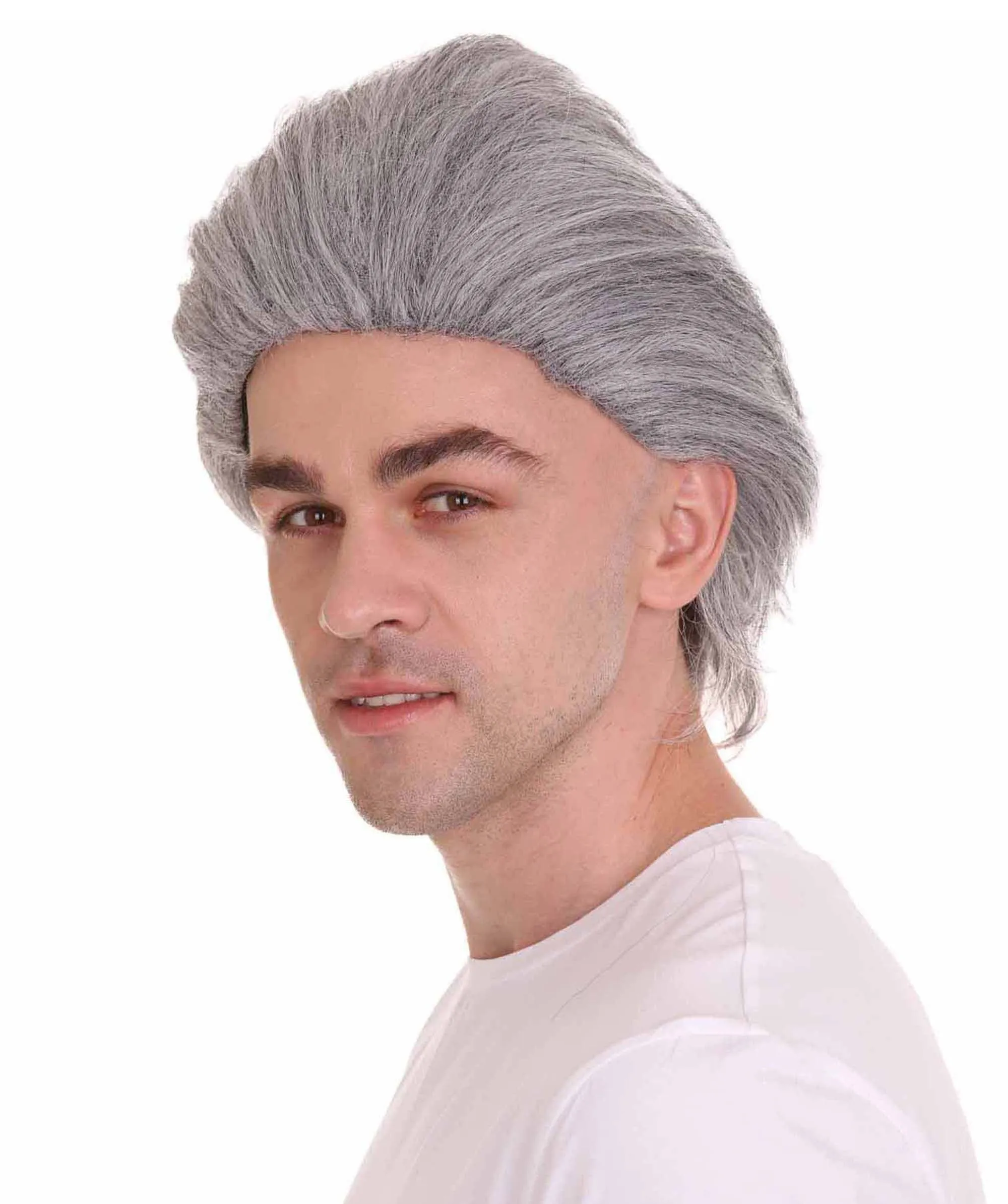 Old-Men Wig | Grey Party Wigs | Premium Breathable Capless Cap