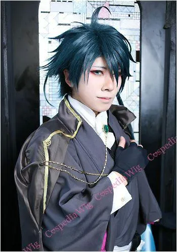 "Bungou to Alchemist" Ryuunosuke Akutagawa style cosplay wig