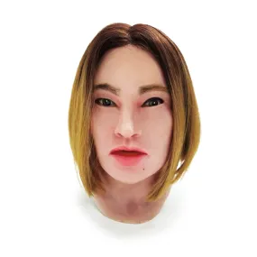 Realistic Facial Overlay 'Alice' for Adult Manikin Training Simulators