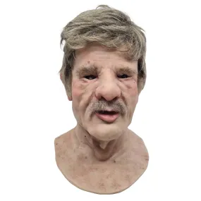 Realistic Facial Overlay 'Arnold Wipers' for Adult Manikin Training Simulators