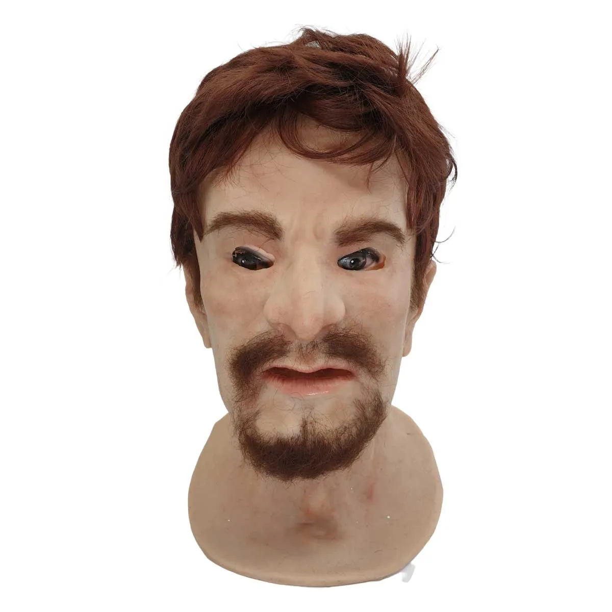 Realistic Facial Overlay 'Harry Van Wijk' for Adult Manikin Training Simulators