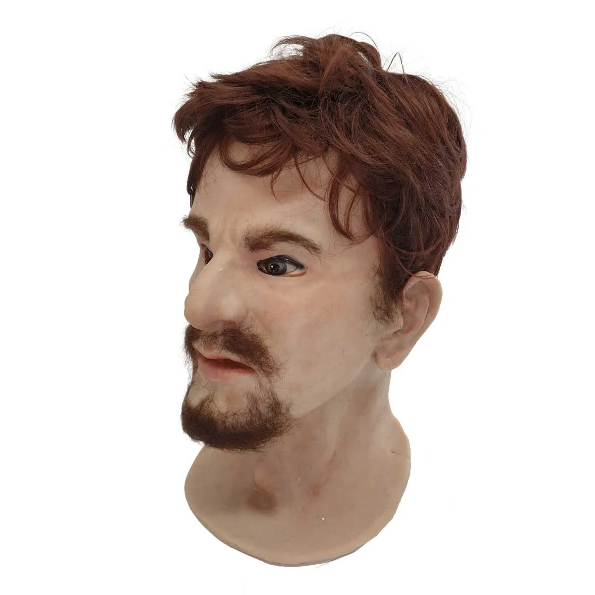 Realistic Facial Overlay 'Harry Van Wijk' for Adult Manikin Training Simulators