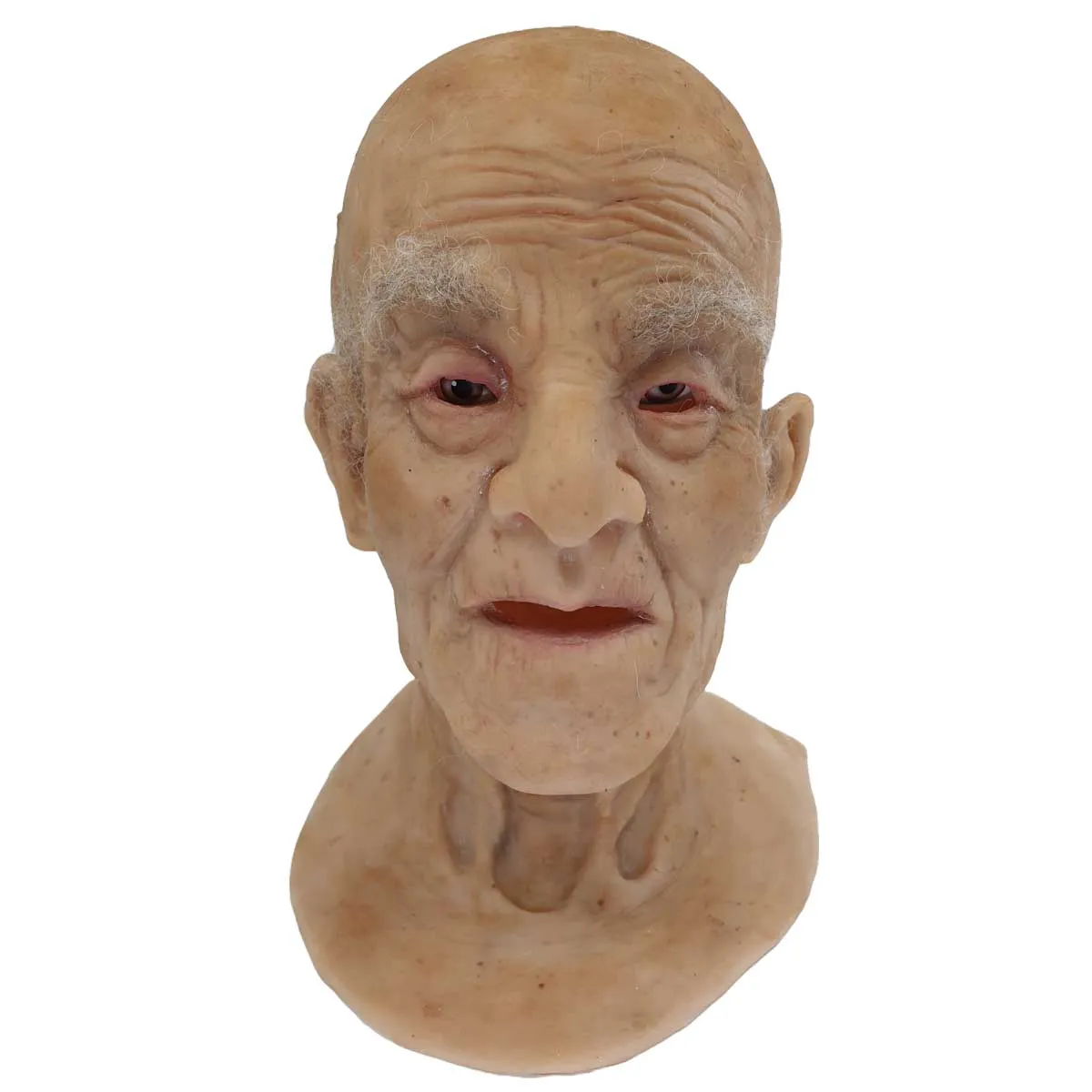 Realistic Facial Overlay 'Mr. Wangler | Bald' for Adult Manikin Training Simulators