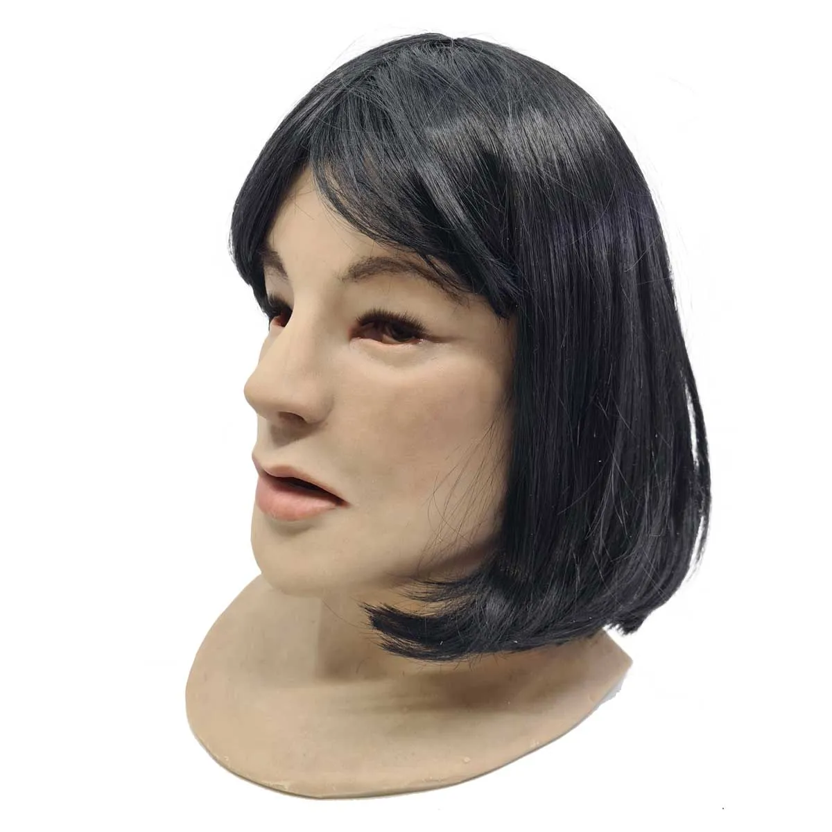 Realistic Facial Overlay 'Nadia' for Adult Manikin Training Simulators