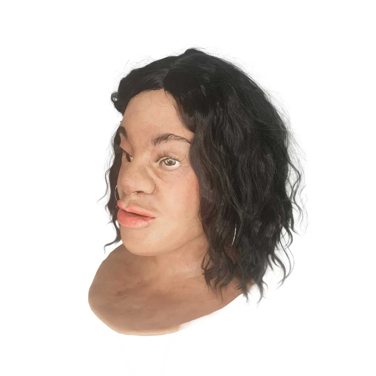 Realistic Facial Overlay 'Sheila' for Adult Manikin Training Simulators