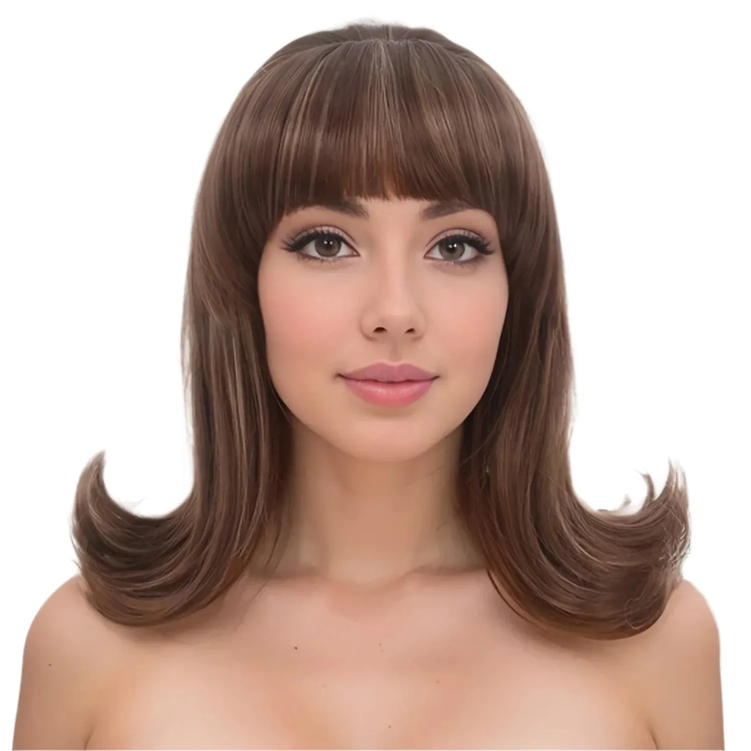 TEEK - 15inch 1960s Synthetic Hair Wig