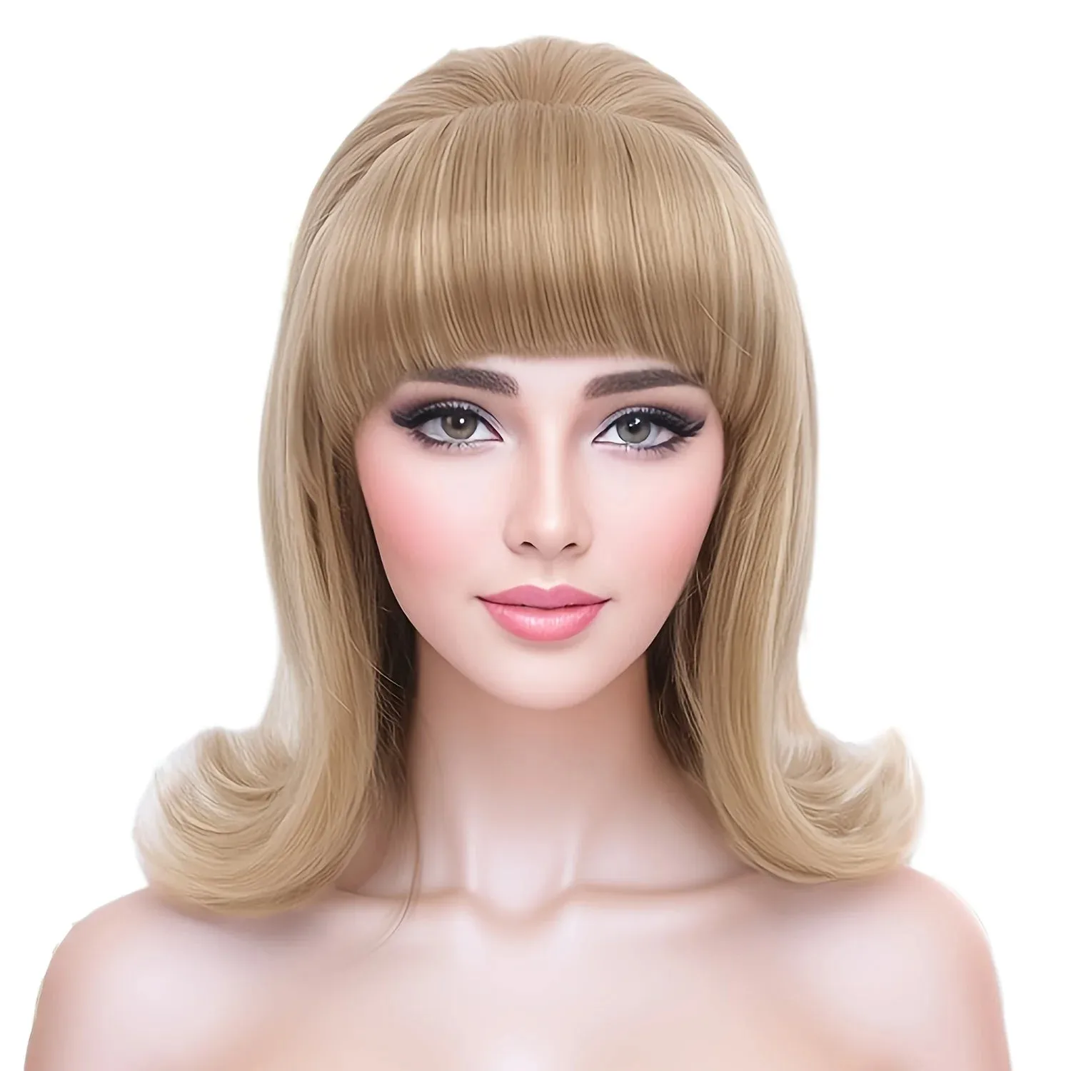 TEEK - 15inch 1960s Synthetic Hair Wig