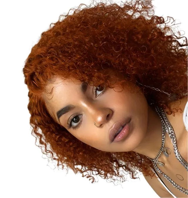 TEEK - Curly Orange Bite Wig