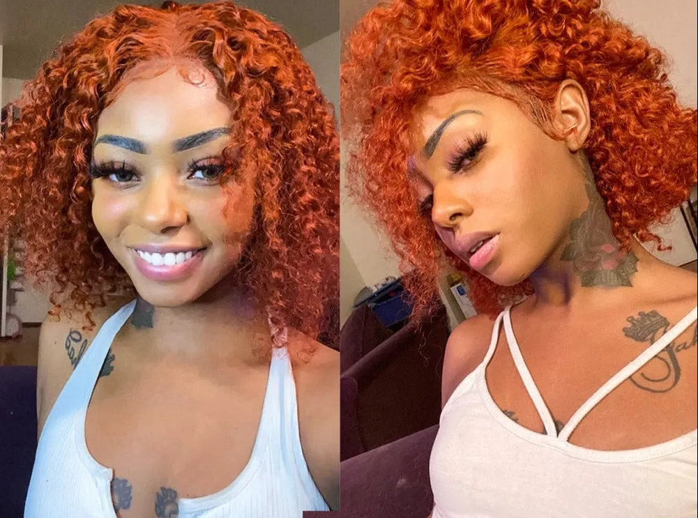 TEEK - Curly Orange Bite Wig