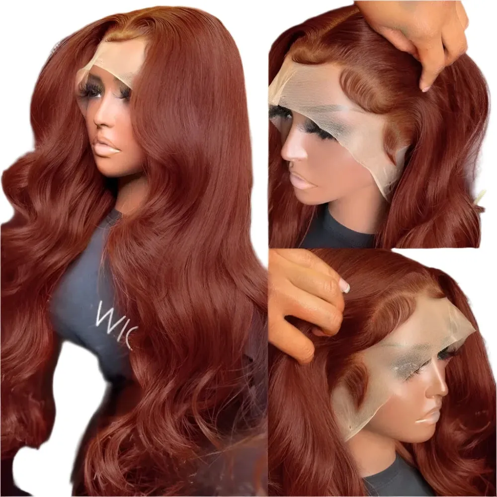 TEEK - Reddish Brown Body Wave Wig