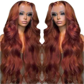 TEEK - Reddish Brown Body Wave Wig