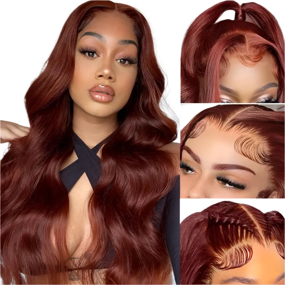 TEEK - Reddish Brown Body Wave Wig